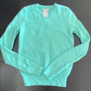 Teal Angora blend Talula sweater